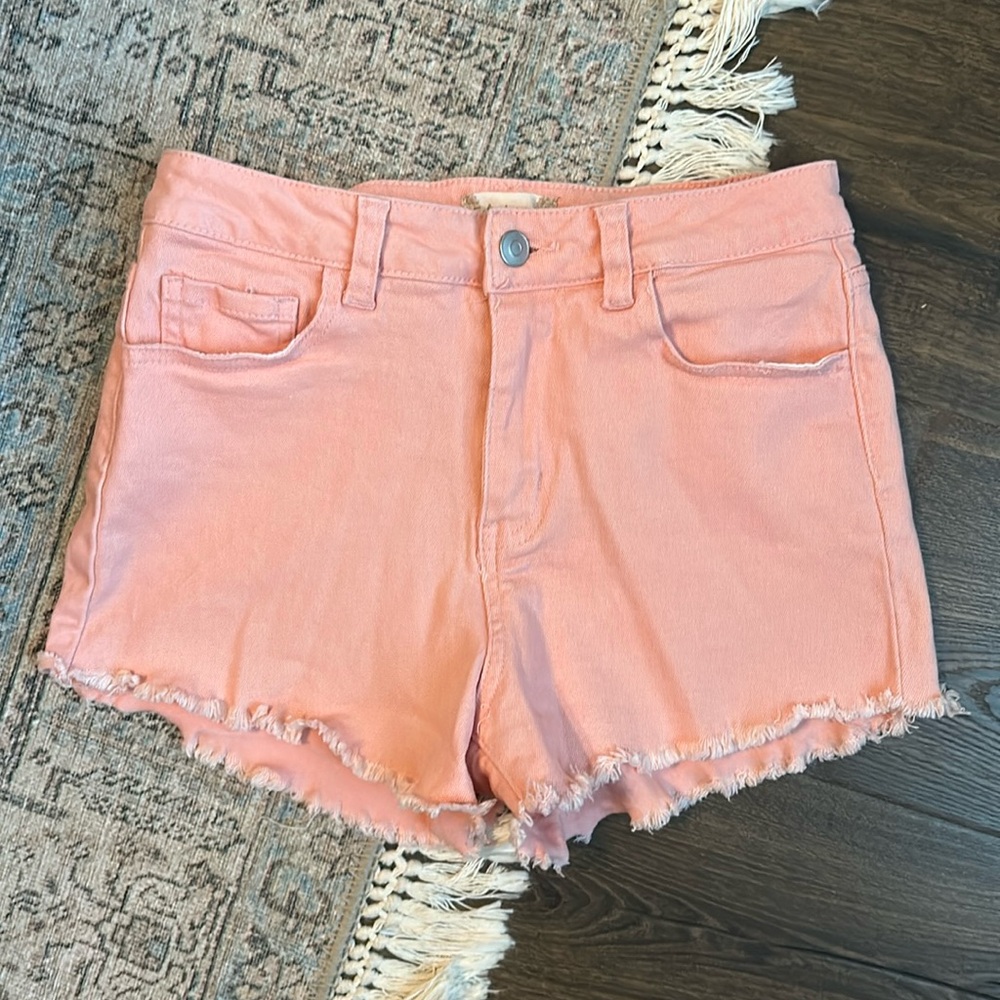 Altar’d State Peach Cut Off Shorts